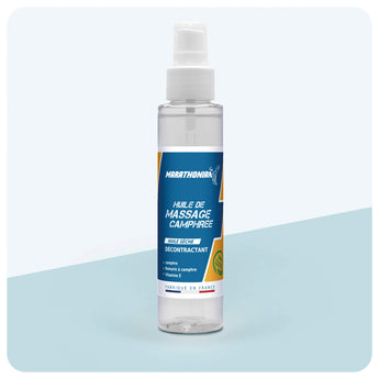 Huile de massage camphrée - marathonian - 100ml 