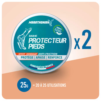 2 x baume protecteur pieds - 25g
